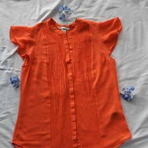 Orange blouse